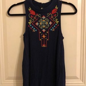 I.N San Francisco embroidered blouse